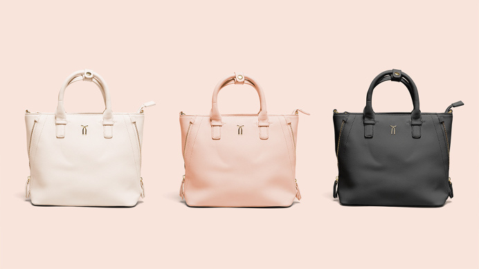 Twice Fashion branding packaging package design corporate identity brand logo logotype bag leather bags pink detail luxury china deluxe new