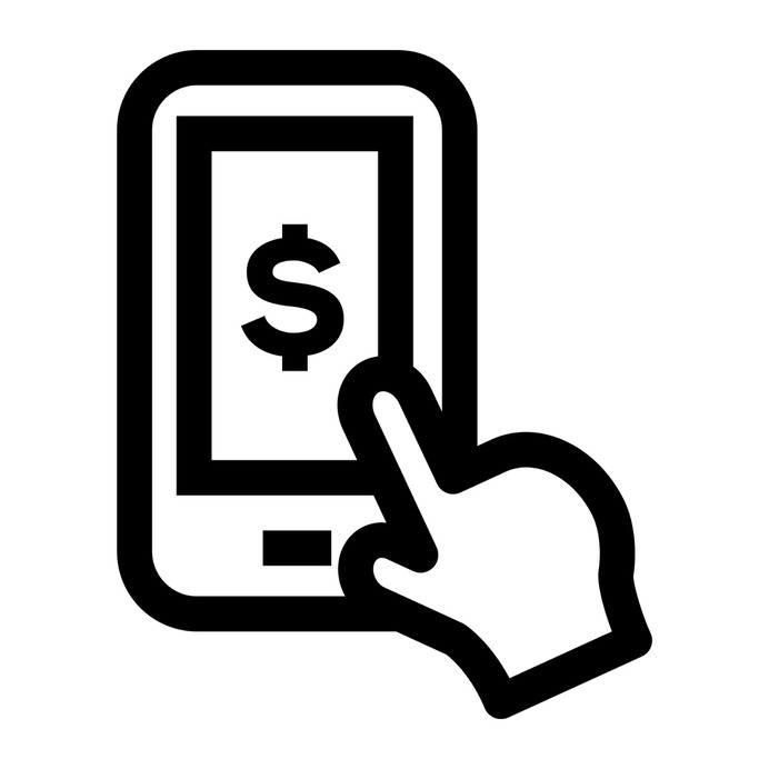 See more icon inspiration related to smartphone, online shop, commerce and shopping, mobile phone, cellphone and technology on Flaticon.
