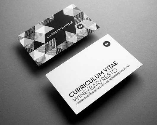 CV_wine/bar/resto - Business Cards - Creattica #pattern #branding #card #print #design #graphic #bussines
