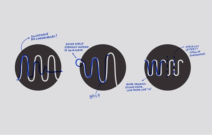 Well Rounded Sound #logo #circle #soundwave #sketches