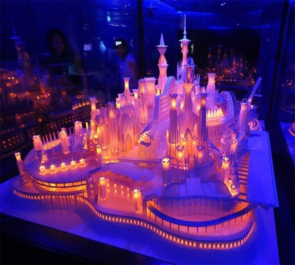 Paper Craft Castle – Fubiz™ #paper #castle #art #craft