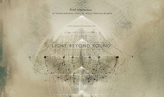 LIGHT BEYOND SOUND on the Behance Network #title #design #graphic #sequence