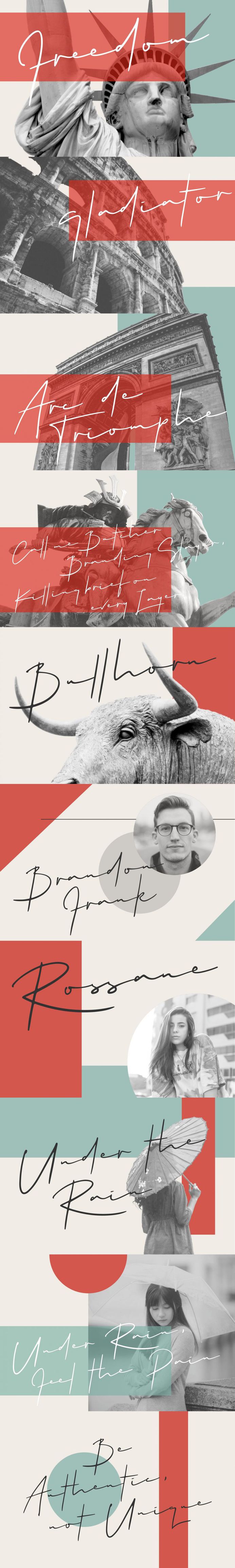 Hellios Signature Font