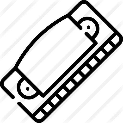See more icon inspiration related to music and multimedia, folk, harmonica, wind instrument, electronics, instrument and music on Flaticon.