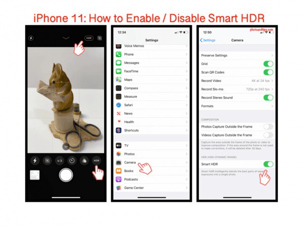 iPhone 11: How to Enable / Disable Smart HDR. @photoandtips #iphone #iphone11 #iphonecamera #iphone11pro #iphone11promax #iphonephotography #iphonecameratravel #iphone11tips #iphonecamera #iphonephototips #iphonephoto #iphone11travel #iphoneimage #photography #photoandtips #smartphonecamera #smartphonephoto #photographytips #traveltips
