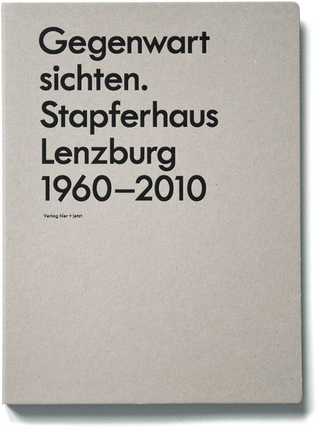 marcus kraft: gegenwart sichten #stamp #cover #minimal #foil #typography
