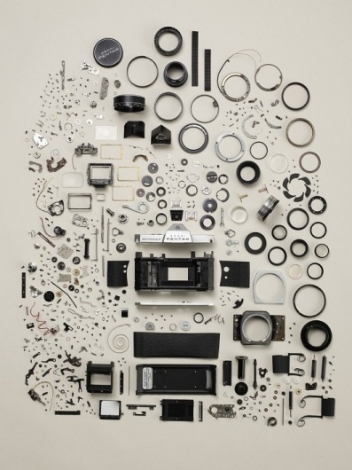 Piccsy :: Image Bookmarking :: Disassembled Pentax Spotmatic F #camera #pentax