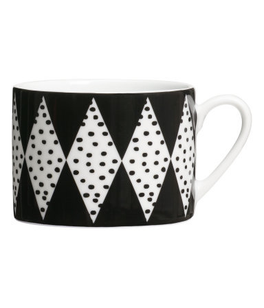 Printed Porcelain Cup, H&M Home