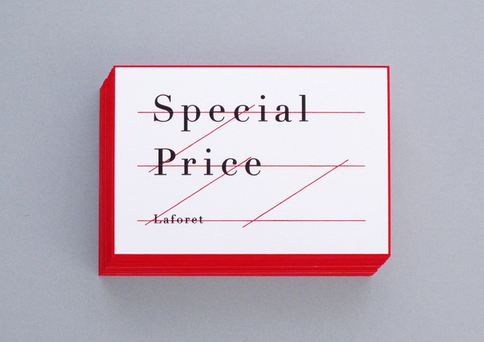 Special Price Laforet / Naonori Yago / 矢後直規 #card #print #business