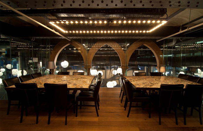 Seafood Restaurant with Elements of Arab Architecture - #restaurant, restaurant, #decor, #interior, decor, interior design