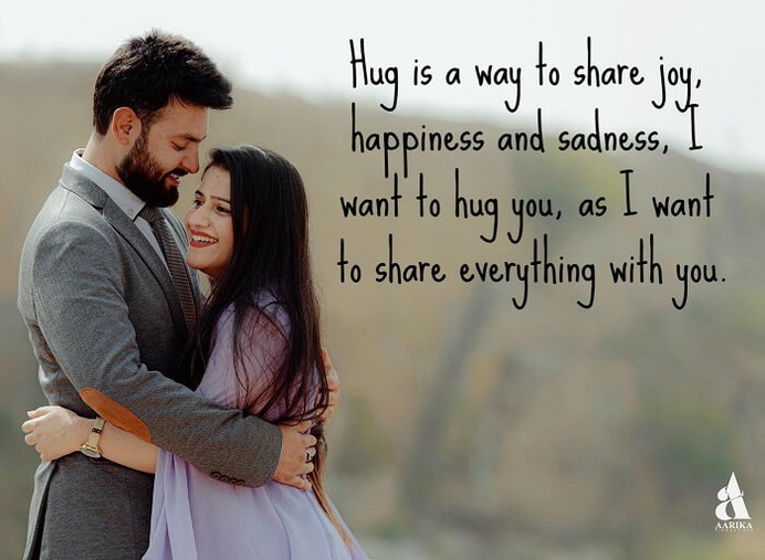Hug day Quotes for Wife