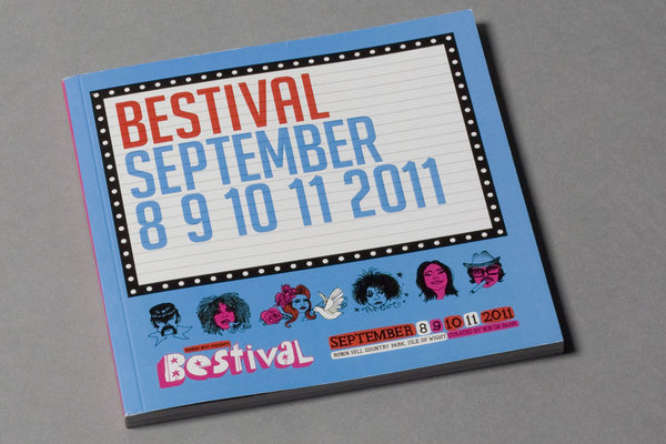 Bestival 2011 #print #layout #book #festival
