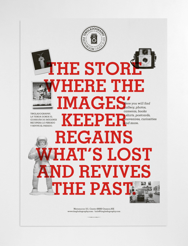 Tingladography - Posters / Print & Comunication / Graphic / Estudi Conrad Torras / ComunicaciÃ³ grÃ fica #design #graphic #store #photography #vintage #poster