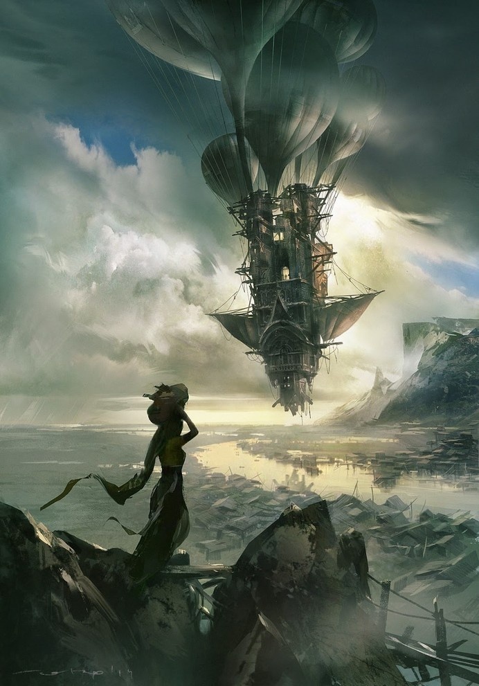 Creative Sci-fi Art New World Coming