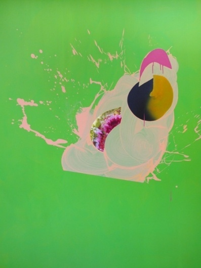 Chimes&Rhymes | innovative design and new techniques in visual artistry #pink #paint #splatter #green
