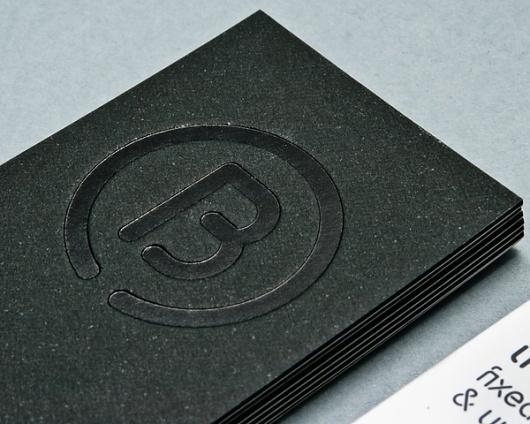 THE BEND on the Behance Network #business #card #santos #logo #henarejos #foil