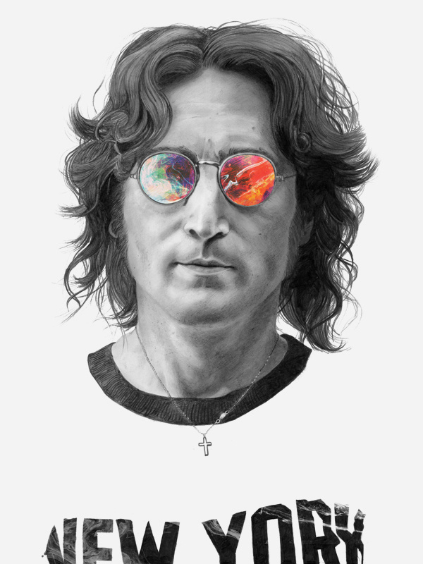 Illustrations 2012 on Behance #beatles #lennon #illustration #john #york #new