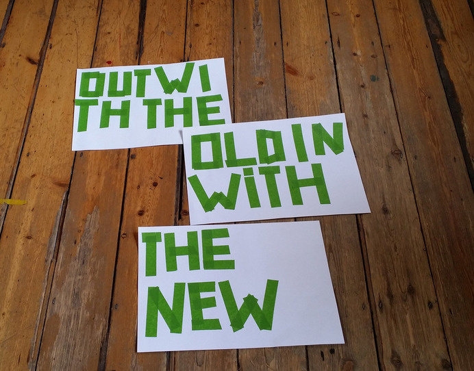 hand made type