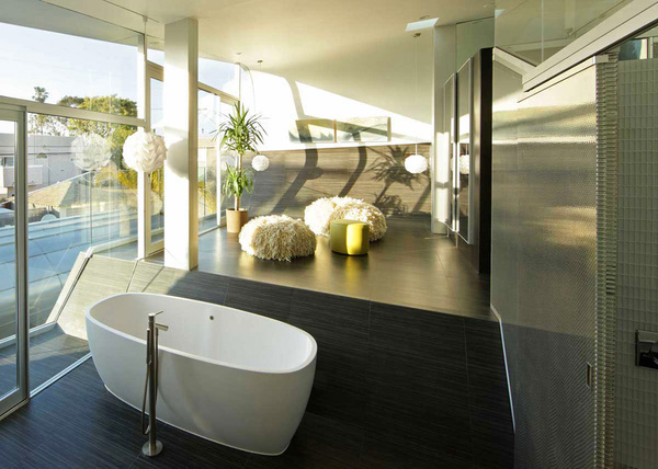 Create a desired bathroom atmosphere #interior #design #bathroom #bathtub #decoration