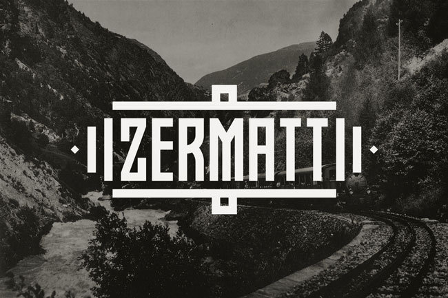 Zermatt #inspiration #type #typography