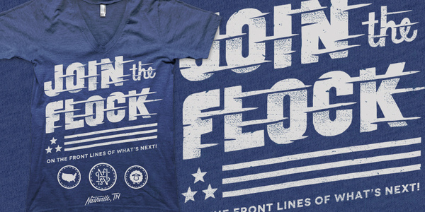 No Sleep For Sheep Join the Flock T shirt design by Joshua Jordan Mintees #shirt
