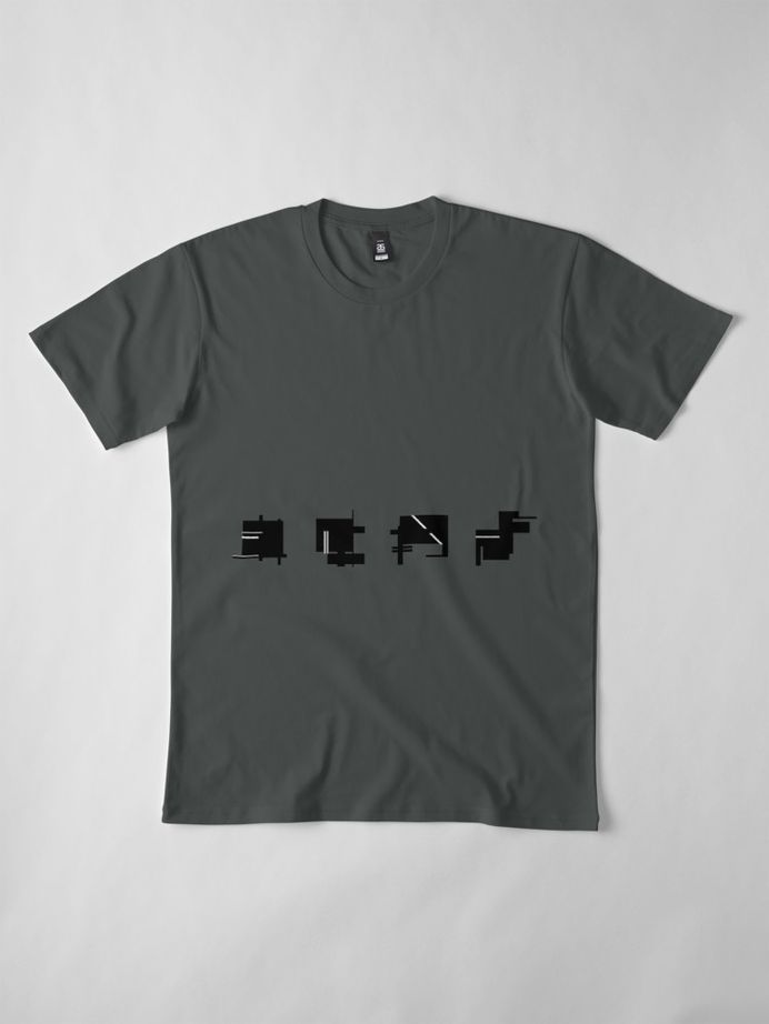 "Bauhaus Blocks" Men’s Premium T-Shirt by JimKeaton | Redbubble