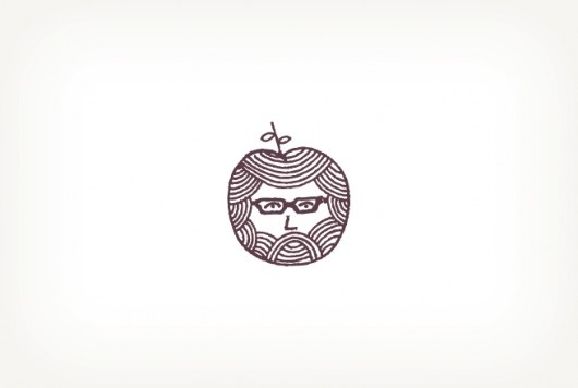 Pencil + Paper :: Art Direction & Design :: Justin Fuller #mark #logo #illustration #apple