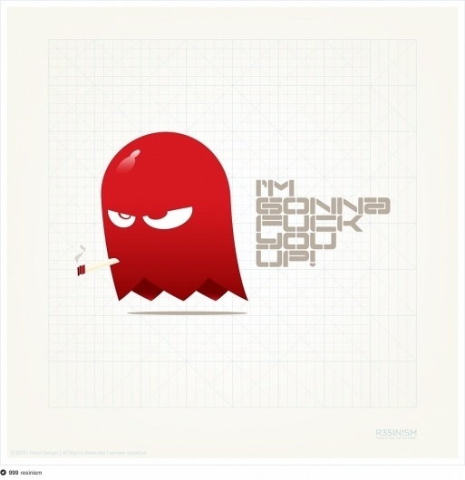 Clyde-IGFYU #gaming #video games #pac man #clyde #resinism #red ghost
