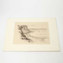 RÜHLE, CLARA (Stuttgart 1885-1947 Münsingen), 3 lithographs: top engadien lakes, Piz Languard, steep coast,