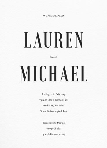 Paper Plane - Engagement Invitations #paperlust #engagement #invitation #engagementinvitation #design #digitalcards #letterpress #foilstamp