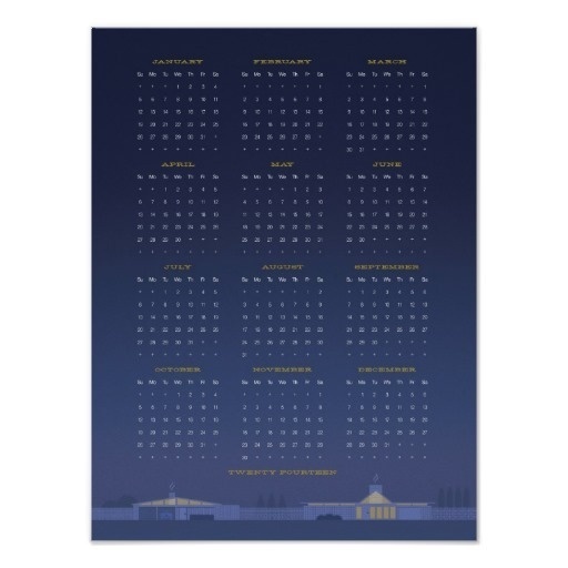 Mid Century 2014 Calendar Poster #modern #calendar #design #graphic #mid #posters #poster #century #2014 #eichler #eames
