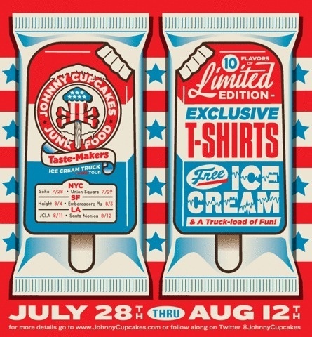 Johnny Cupcakes Poster #illustration