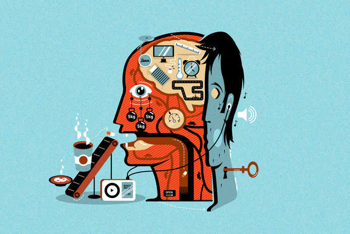 AMiS magazine 7 | 2014 by Adam Quest on Behance #vector #head