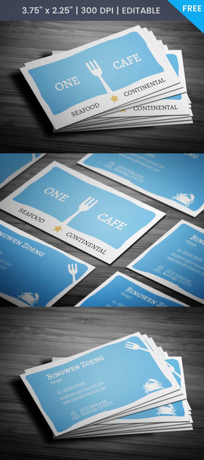 Free Beer Cafe Business Card Template