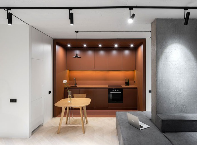 Lipky Twins Studio Apartments Design by PAINTIT - InteriorZine