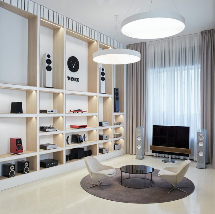 Audio Video Showroom for VOIX in Prague's Old Town