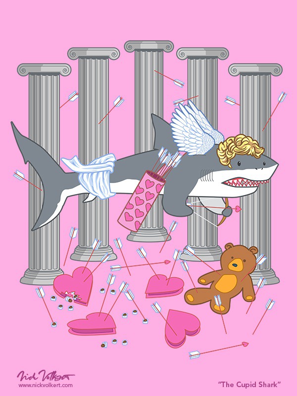 The Cupid Shark has horrible aim, but its bite is fierce!