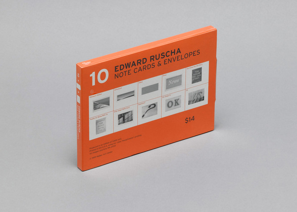 Ruscha Cards : Daniel Eatock #package