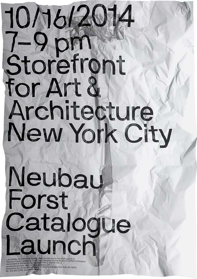 Neubau / NBF NYC, Storefront for Art & Architecture