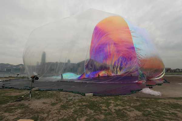 CJWHO ™ (Artists blow hot air at temporary Hong Kong...) #sculpture #kong #installation #crafts #design #photography #art #hong