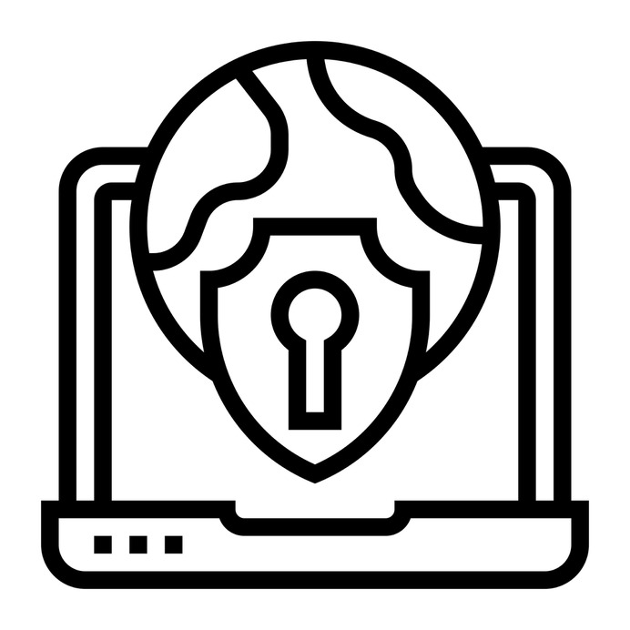 See more icon inspiration related to safe, lock, laptop, world, globe, electronics, safety, protection, networking, security, technology and computer on Flaticon.