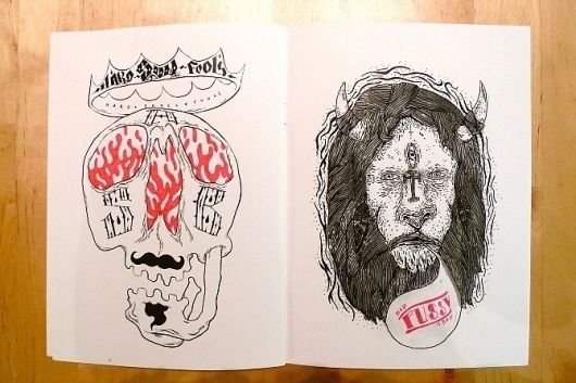 Anoik #fanzine #lion #anoik #illustration #skull #heymikel