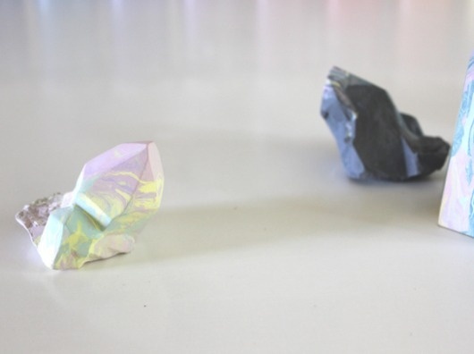 Leah Jackson — Gather & Fold #sculpture #crystal #jackson #paint #leah #art #ceramic #rainbow