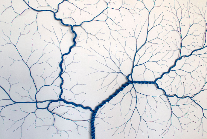 Mello + Landini Untwisted Rope Sculptures