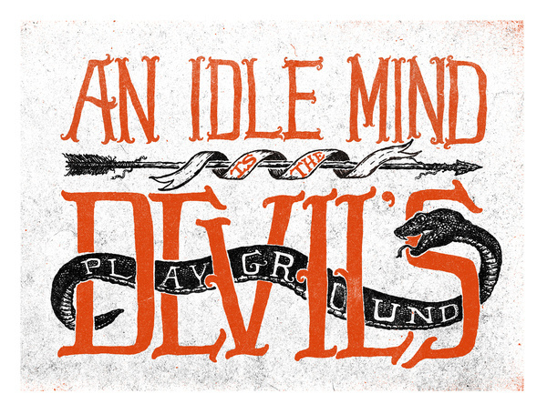 The_devil's_playground_full #type #illustration #poster #yoder #nathan