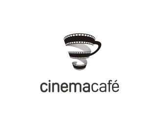 Logo of the week: cinema cafe #logo #cinema #caf