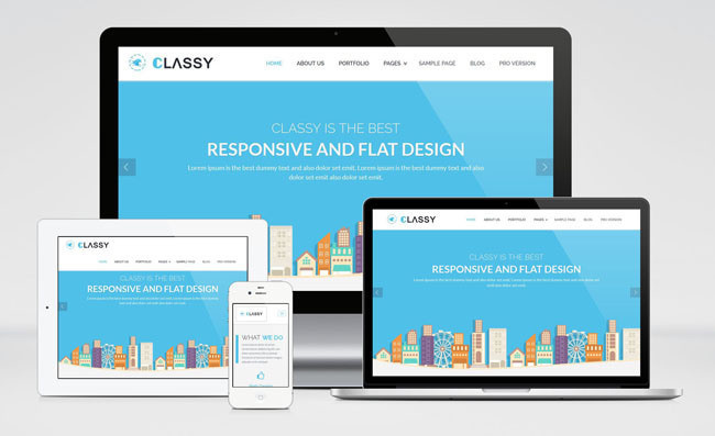 ClassyLite : Free Responsive Business WordPress Theme