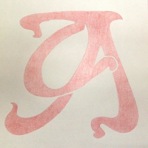 A is for Art Nouveau | Flickr - Photo Sharing! #capital #nouveau #monogram #art #typography