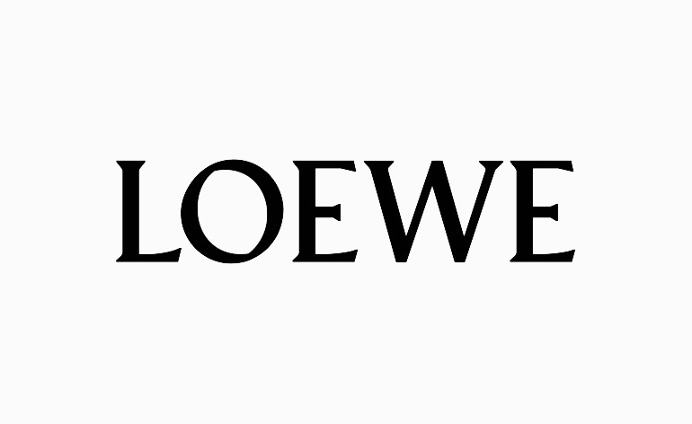 Loewe Branding #logo #branding #black #white #custom