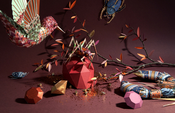 Story From a Paper- Papercraft Art Design #paper craft #art design